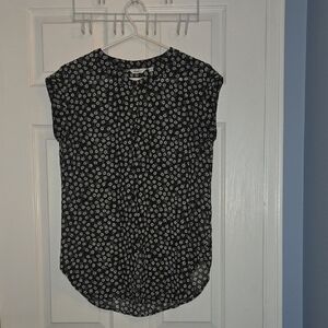 Reitmans Monochrome Floral Blouse